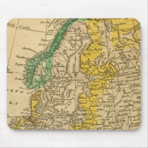 Europa-kaart van Worcester Muismat
