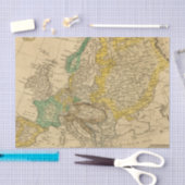 Europa-kaart van Worcester Tissuepapier (Craft)