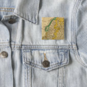 Europa-kaart van Worcester Vierkante Button 5,1 Cm (In situ)