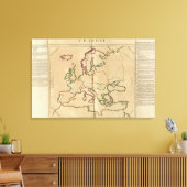 Europa-klimaat Canvas Afdruk (Insitu (Woonkamer))