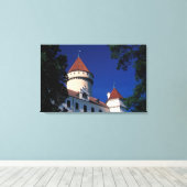 Europa, Konopiste Castle, Tsjechië, standbeeld Canvas Afdruk (Insitu (Houten vloer))