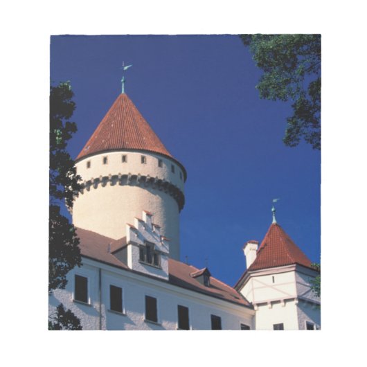 Europa, Konopiste Castle, Tsjechië, standbeeld Notitieblok (Voorkant)