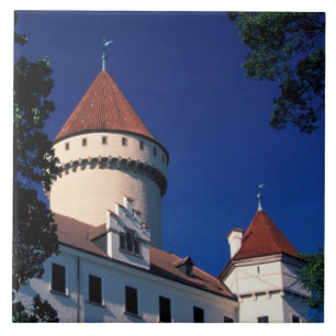 Europa, Konopiste Kasteel, Tsjechië, standbeeld Tegeltje