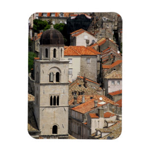 Europa, Kroatië. Middeleeuwse ommuurde stad van Magneet