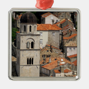 Europa, Kroatië. Middeleeuwse ommuurde stad van Metalen Ornament