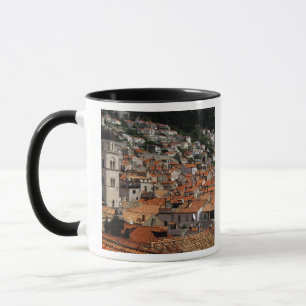 Europa, Kroatië. Middeleeuwse ommuurde stad van Mok