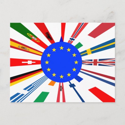 Europa, land van de rijzende zon briefkaart (Voorkant)