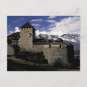 Europa, Liechtenstein, Vaduz. Kasteel Vaduz, 2 Briefkaart