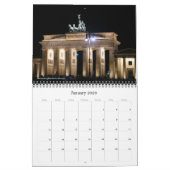 Europa (met locaties) 2026 kalender (Jan 2026)