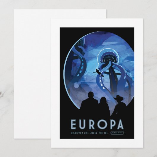 Europa | NASA Visies van de Toekomst (Voorkant / Achterkant)