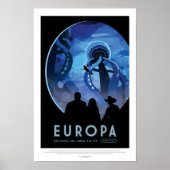 Europa | NASA Visies van de Toekomst Poster (Voorkant)