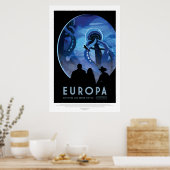 Europa | NASA Visies van de Toekomst Poster (Keuken)