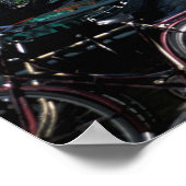 Europa, Nederland, Amsterdam, gele fiets en Poster (Hoek)