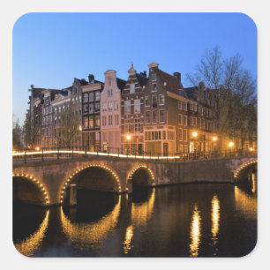 Europa, Nederland, Holland, Amsterdam, Vierkante Sticker