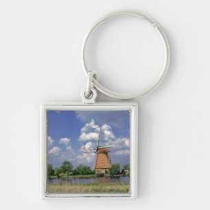 Europa, Nederland, Kinerdijk. Een windmolen staat Sleutelhanger