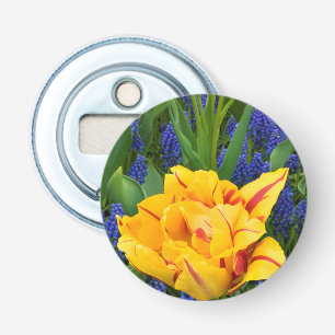 Europa, Nederland, Lisse. Tulpen Button Flesopener