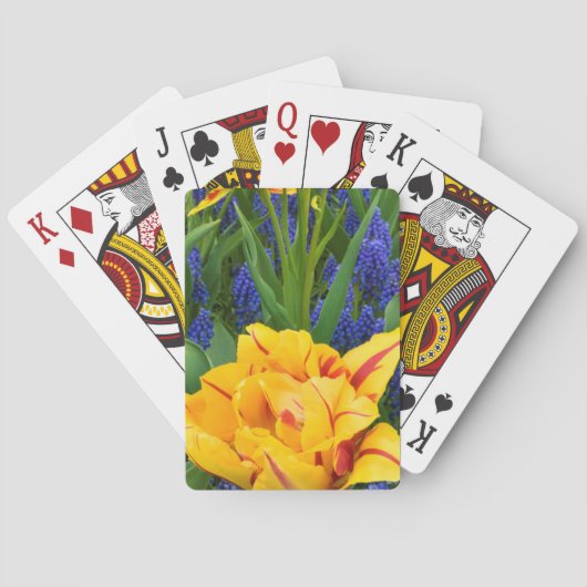 Europa, Nederland, Lisse. Tulpen Speelkaarten (Achterkant)