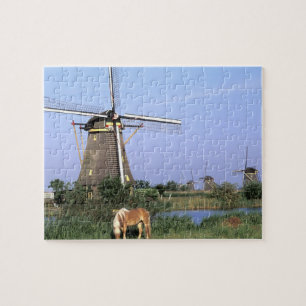 Europa, Nederland, Zuid Holland, Kinderdijk. 2 Legpuzzel