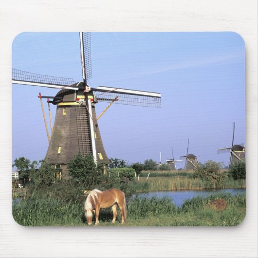 Europa, Nederland, Zuid Holland, Kinderdijk. 2 Muismat (Voorkant)