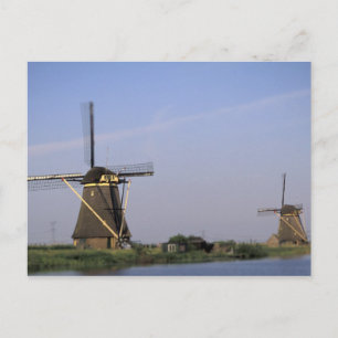 Europa, Nederland, Zuid Holland, Kinderdijk. Briefkaart