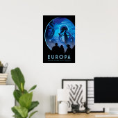 EUROPA ontdekt het leven onder Ice NASA ruimtereiz Poster (Thuiskantoor)