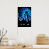 EUROPA ontdekt het leven onder Ice NASA ruimtereiz Poster (Keuken)