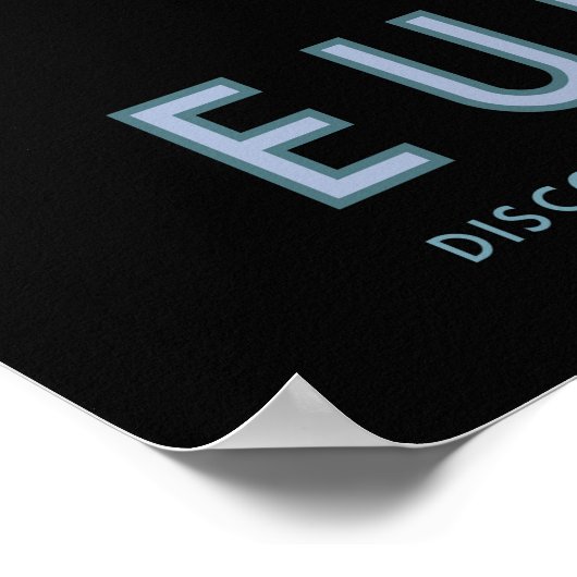 EUROPA ontdekt het leven onder Ice NASA ruimtereiz Poster (Hoek)