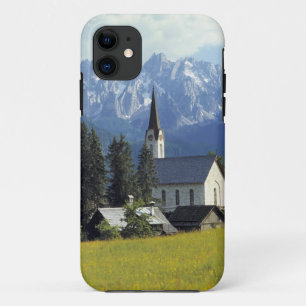 Europa, Oostenrijk, Gosau. De torenspits van de ke iPhone 11 Hoesje