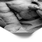 Europa, Oostenrijk, Salzburg. Cherub en monument 2 Poster (Hoek)