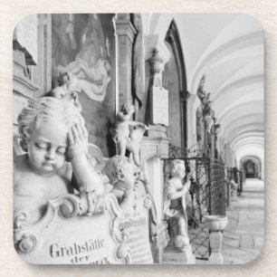 Europa, Oostenrijk, Salzburg. Cherubijn en monumen Bier Onderzetter
