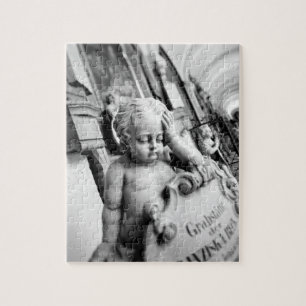 Europa, Oostenrijk, Salzburg. Cherubijn en monumen Legpuzzel