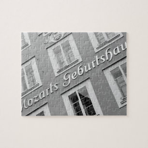 Europa, Oostenrijk, Salzburg. Mozart's geboortehui Legpuzzel