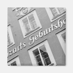 Europa, Oostenrijk, Salzburg. Mozart's geboortehui Magneet