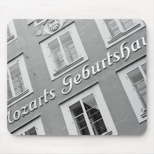 Europa, Oostenrijk, Salzburg. Mozart's geboortepla Muismat (Voorkant)