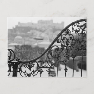 Europa, Oostenrijk, Salzburg. Uitzicht op de oude  Briefkaart