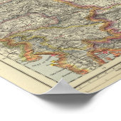 Europa, Oostenrijk, Tsjechië Poster (Hoek)