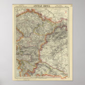 Europa, Oostenrijk, Tsjechië Poster (Voorkant)