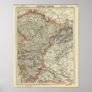 Europa, Oostenrijk, Tsjechië Poster