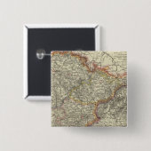 Europa, Oostenrijk, Tsjechië Vierkante Button 5,1 Cm (Voorkant /achterkant)