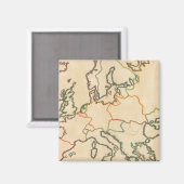 Europa op godsdienst 3 magneet (Voorkant / Achterkant)