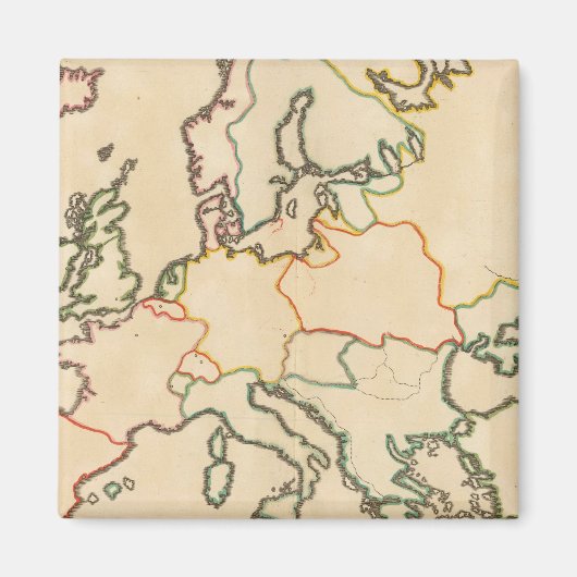 Europa op godsdienst 3 magneet (Voorkant)