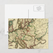 Europa, oud, modern briefkaart (Voorkant / Achterkant)