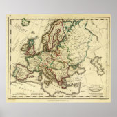 Europa, oud, modern poster (Voorkant)