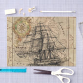 -Europa Oude navigatiekaart Tissuepapier (Craft)