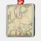 Europa per religie 2 metalen ornament (Links)