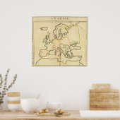 Europa per religie 2 poster (Keuken)