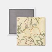 Europa per religie magneet (Voorkant / Achterkant)