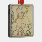 Europa per religie metalen ornament (Rechts)