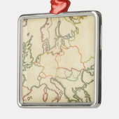 Europa per religie metalen ornament (Links)
