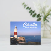Europa Point Lighthouse in Gibraltar Briefkaart (Staand voorkant)